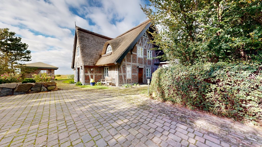 Auffahrt zum Ferienhaus